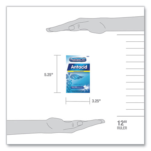 Antacid Calcium Carbonate Medication, Two-pack, 50 Packs-box - Image 2