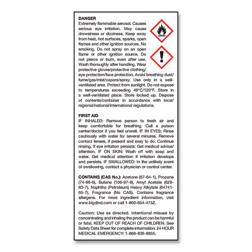 Odor Control Fogger, Original Scent, 5 Oz Aerosol Spray, 12-carton - Image 3
