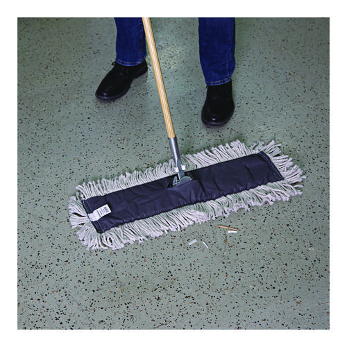 Disposable Dust Mop Head, Cotton, 18w X 5d - Image 6